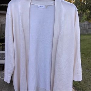 Calvin Klein Silk Cardigan